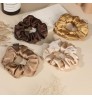 New Arrival All Skin Types Fashion Style Large Silk Hair Ties Scrunchies Big For Girls