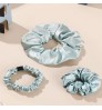 New Arrival All Skin Types Fashion Style Large Silk Hair Ties Scrunchies Big For Girls