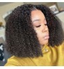 Short Kinky Wigs,Wigs For Black Women Kinky Curly Short,Short 10 Inches Kinky Twist Wigs Cheap Price Human Hair Short BOB Wig