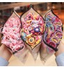 200 Pcs/20pcs Bag Children Cute Candy Color Fancy Rubber Hair Ties Set Girls Hair Accessories Elastic Hair Bands for Kids