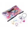 200 Pcs/20pcs Bag Children Cute Candy Color Fancy Rubber Hair Ties Set Girls Hair Accessories Elastic Hair Bands for Kids