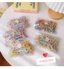 200 Pcs/20pcs Bag Children Cute Candy Color Fancy Rubber Hair Ties Set Girls Hair Accessories Elastic Hair Bands for Kids