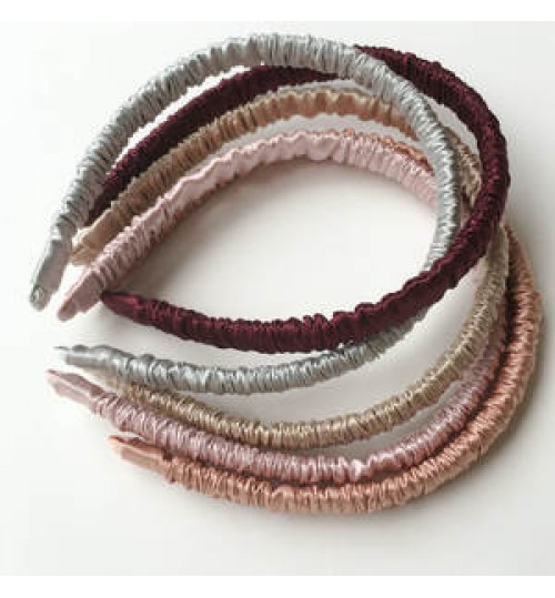 Wholesale Fashion 100% Silk Headbands Vintage Hair accessories for Women