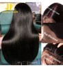 JP Wholesale Straight Brazilian Hair HD Lace Wigs,full lace frontal wig with baby hair,Virgin human hair wigs for black women