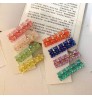 New Fashion Jelly Bear Hairgrip Rainbow Color Hair Pin Accessories Cute Gummy Bear Hair Clips For Kids Women Girls