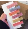 New Fashion Jelly Bear Hairgrip Rainbow Color Hair Pin Accessories Cute Gummy Bear Hair Clips For Kids Women Girls