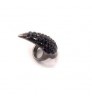 CAT WOMEN Punk Rock Full Rhinestone Crystal Long Large Cat Claw Nail Ring Sharp Paw Talon Finger Rings 3 Sizes Black Gold Color