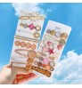 Tracy & Herry Wholesale Fashion Women Rhinestone Hair Clip Pearl Bobby Hairpin Barrette Hair Clip Sets for women girls