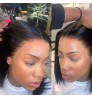 HD lace frontal wig for black women,wholesale bone straight peruvian double drawn bob wigs,cheap price short bob human hair wigs