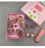 Girl Hot Sale Cute Bow Metal Korean fashion Kid Hair Accessory Set