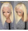 Guangzhou Frontal Blonde 613 Bob Wig,Brazilian Human Hair Lace Front Wig For Black Women,Lace Wig 100% Virgin Bob Wig Human Hair