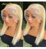 Guangzhou Frontal Blonde 613 Bob Wig,Brazilian Human Hair Lace Front Wig For Black Women,Lace Wig 100% Virgin Bob Wig Human Hair