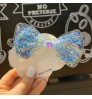 2021 Summer Hair Clips Cute hairpin children's large bow hairpin transparent Girls hair accessories