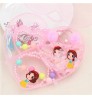 Wholesale lovely Hello Kitty Boutique gift Box Girl baby Acrylic Hair Clip Elastic Hair Bands kids hair accessories Set