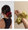 Fashion oversize xl hair accessories about silk women hair scrunchies 21 colors