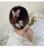 2022 Fashion Elegant Candy Color Middle Hair Clamp Matte Butterfly Hair Claw Clips For Woman Girls Daily Accessories