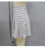 Good Price Of Ladies Plaid Pleated Short Skirt 100% Cotton Plaid Pleat Skirt