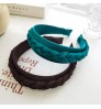 Fashion Luxury Colorful Twisted Fabric Hairband Women Girls Braided Headband Hair Accessories For Ladies