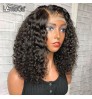 Factory Price Short Water Wave Bob Wig Brazilian Natural Wave Virgin PrePlucked Glueless Wig 13x6 13x4 Lace Front Human Hair Wig