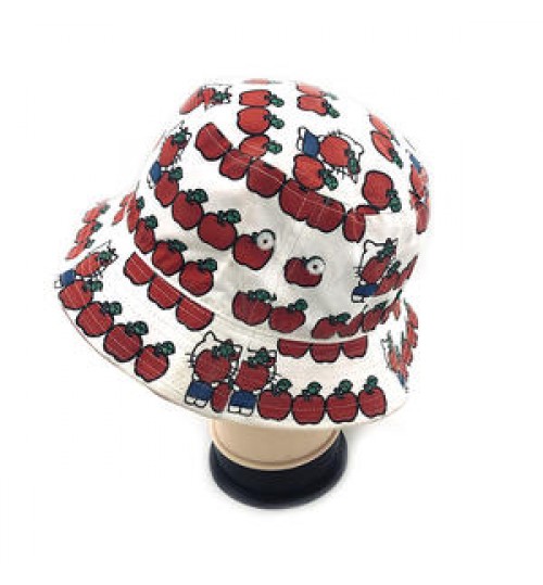 Hat Hats Spring And Summer New Fashion 100% Cotton Reversible Bucket Hat Ladies Hats Printed Sun Hats For Women