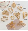 European and American retro Hair Claw Clips For Women Korean temperament fashion personality large Hair Accessories