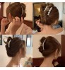 European and American retro Hair Claw Clips For Women Korean temperament fashion personality large Hair Accessories