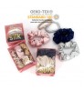 Wholesale 3.5cm Silk Stain Oversized Scrunchies 100% Silk Mulberry Hair Accessories Set Pink Mulberry Silk Scrunchie