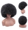 2022 Cheap Wholesale Hair 70S Big Size Puff Kinky Curly Wave Short Wig High Temperature Synthetic Afro Wigs For Black Women