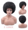 2022 Cheap Wholesale Hair 70S Big Size Puff Kinky Curly Wave Short Wig High Temperature Synthetic Afro Wigs For Black Women