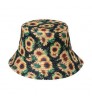 Lady Hat Hats Fashion Lady Beach Sunscreen Sun Caps Summer Travel Floral Daisy Bucket Hat Women Reversible Flower Print Fisherman Hats