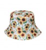 Lady Hat Hats Fashion Lady Beach Sunscreen Sun Caps Summer Travel Floral Daisy Bucket Hat Women Reversible Flower Print Fisherman Hats