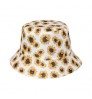 Lady Hat Hats Fashion Lady Beach Sunscreen Sun Caps Summer Travel Floral Daisy Bucket Hat Women Reversible Flower Print Fisherman Hats