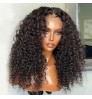 For black women custom glueless transparent swiss pre plucked 13x6 13*6 virgin raw mink brazilian hd human hair lace front wig