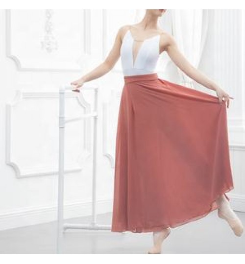 Skirts Skirt Factory OEM Service Adults Training Dancewear Dance Ballet Skirts Woman Long Chiffon Skirt Maxi Skirt