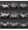 Fashion Hair Combs Hair Accessories Bridal Flower Pearl Crystal Wedding Headpiece