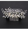 Fashion Hair Combs Hair Accessories Bridal Flower Pearl Crystal Wedding Headpiece