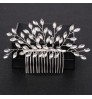 Fashion Hair Combs Hair Accessories Bridal Flower Pearl Crystal Wedding Headpiece