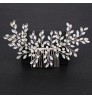 Fashion Hair Combs Hair Accessories Bridal Flower Pearl Crystal Wedding Headpiece