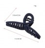 Korean No Slip Big Matte Jaw Large Butterfly Clip Claw Clamp Strong Hold Barrette Hair Clip Accessories for Women