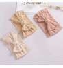 32 colors Nylon Bow Headband Cable Knit Solid Wide Nylon Headbands Turban Baby Girls Hair Accessories