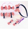 7Pcs Headwear Set Kids Baby Bows Headbands Hair Clips for Girls Barrettes Elastic Hair Bands Baby girl Hair Accessories