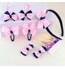 7Pcs Headwear Set Kids Baby Bows Headbands Hair Clips for Girls Barrettes Elastic Hair Bands Baby girl Hair Accessories