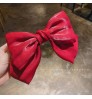 Girl Korean Hairpins Bowknot Hair Accessories Red Big Hair Butterfly Bow Ties Hair Clips Hairpin