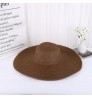 Summer new straw Hawaiian sun lady beach hat outdoor sunshade big brim hat