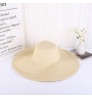 Summer new straw Hawaiian sun lady beach hat outdoor sunshade big brim hat