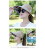 Golf Hat Golf Cap Lady Summer Travel Folding Korean Women Outdoor Hat Anti-ultraviolet Cotton Flower Girl Baseball sports Hat