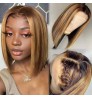 Cheap Short Wigs Raw Peruvian Bob Wig,Bob Wigs Brazilian Human Hair Lace Front,4*4 13*4 Glueless Highlight Lace Bob Wigs