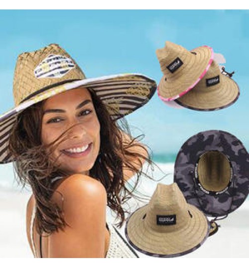 2022 Wholesale New Spring Summer Designer Unisex Adults Plain Sun Men Women Wide Brim Color Beach Straw Hat with Logo