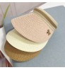 New Fashion Summer Outdoor Sports Sun Hat Ladies Casual Sunscreen Beach Hat Bowknot Visor Straw Hats for Women