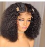 Afro Kinky Curly Raw Brazilian Virgin Human Hair Lace Frontal Closure Hd Transparent 360 Full Lace Front Natural Human Hair Wig